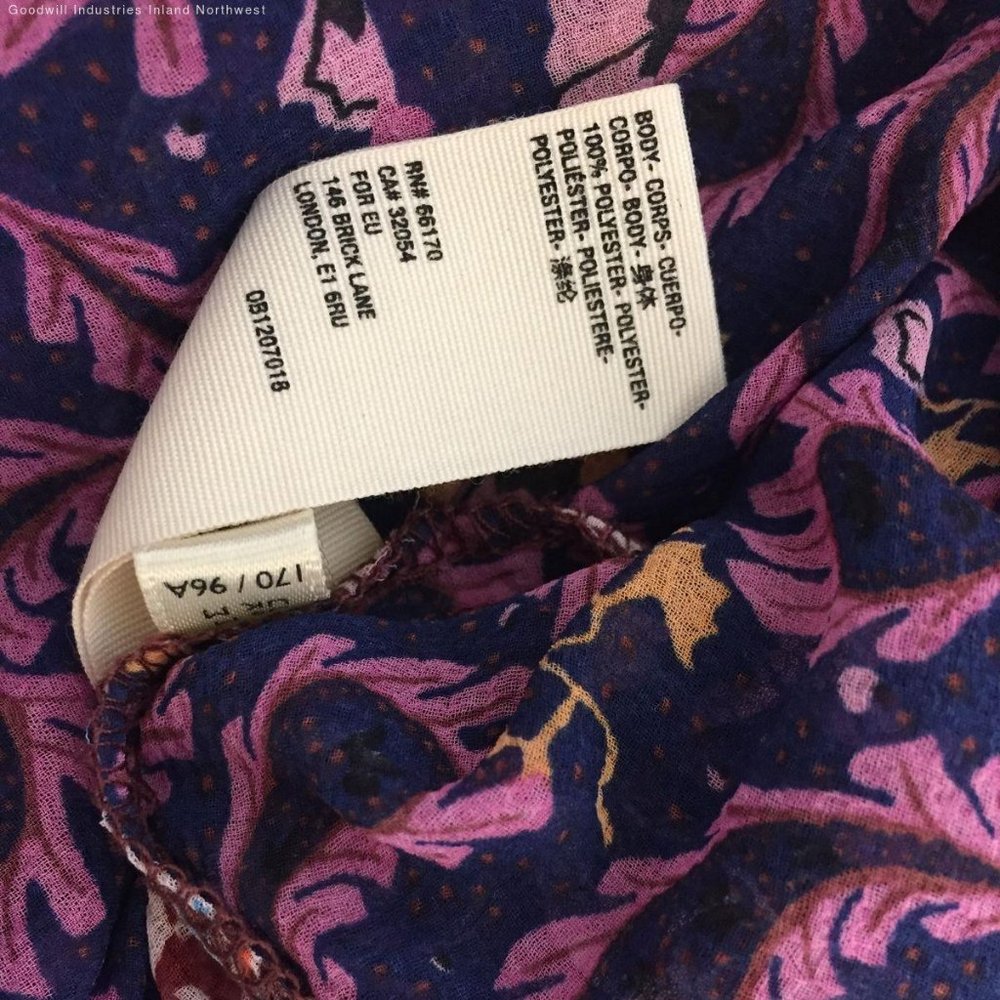 Free People Mixed Print Dani Button-Down Top - Picture 4 of 6